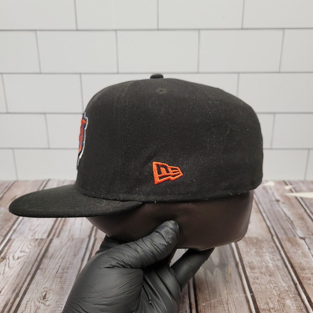 New Era Chicago Bears 59FIFTY Fitted Hat 7 3/4 Black NFL Team Cap - Picture 2 of 7